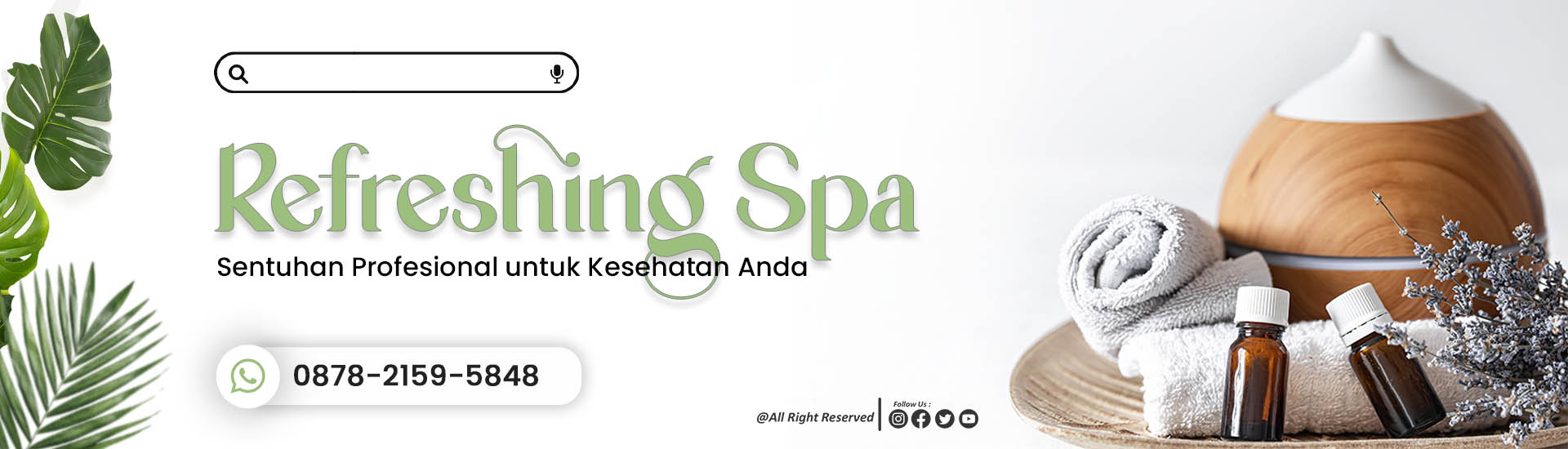 subheader Refreshing Spa